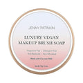 Jenny Patinkin Makeup Brush Cleaner Soap, Luxury Vegan Makeup Brush Soap, For All Brush Types – Synthetic & Natural Solid Cleansing Soap, Professional Brush Cleaning Solution, Cruelty-Free