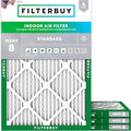 Filterbuy 18x21x1 Air Filter MERV 8 Essential Dust & Allergy Defense, by Filterbuy