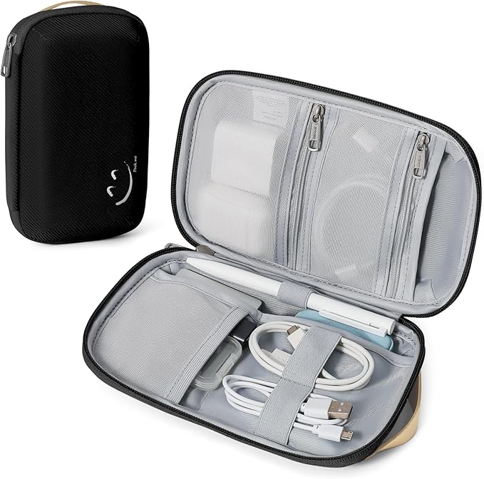 Travelkin Travel Cord Organizer, Small Electronic Organizer Travel Case, Cable Organizer Bag For Cords,Chargers Phone, Sd Card,Usbs