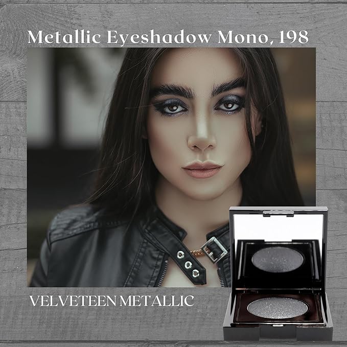 GA-DE Velveteen Metallic Eyeshadow Mono, 198 - Pearl Infused, Shimmer Eye Makeup - Silky-Soft, Densely Pigmented, Seamless Blend - 0.105 oz