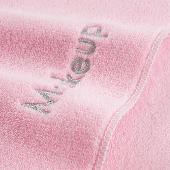 Arkwright Makeup Towels - Bulk Case of 108 - Ultra Soft & Gentle Microfiber Coral Fleece Washcloth Face Make Up Remover, Reusuable Eraser Cloth Essentials for Hosts & Artists, 13 x 13 in, Pink