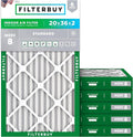 Filterbuy 20x36x2 Air Filter MERV 8 Essential Dust & Allergy Defense, by Filterbuy