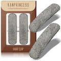Rhinestone and Crystal Hair Clips 2-Pack, Sparkly Barrettes & Elegant Bling Accessories for Women & Girls(Set17)