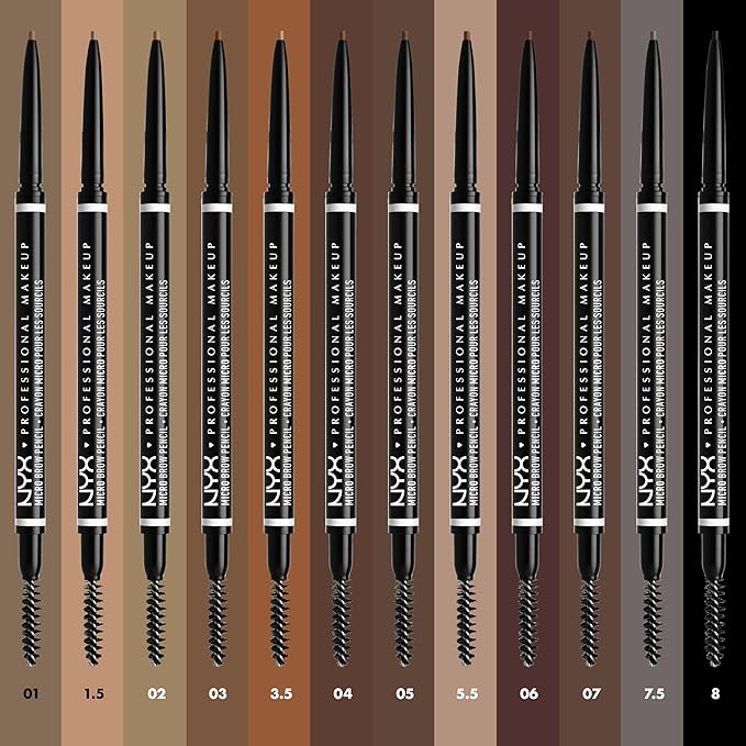 NYX PROFESSIONAL MAKEUP Micro Brow Pencil, Precise Tip, Waterproof, Vegan Eyebrow Pencil - Rich Auburn