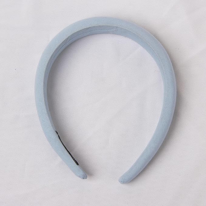 Headband and Scrunchie Set for Women 2Pack Hair Ties for Girls Elastics Bands Ponytail Holder Hair Accessories Blue