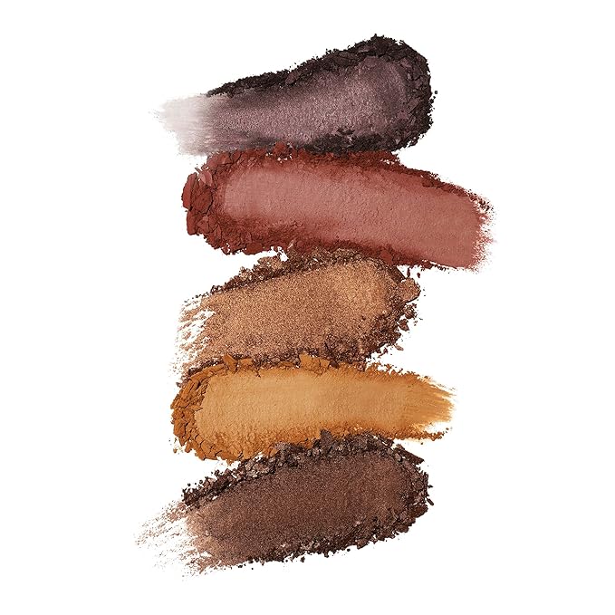 Well People Power Palette Eyeshadow, Five Long-wear, Hyper-pigmented Matte & Shimmer Shades For Intense Color, Vegan & Cruelty-free, Sepia