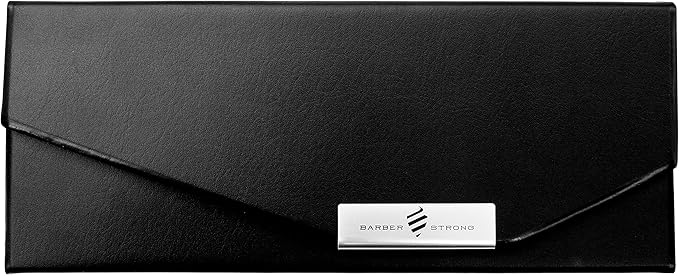 Barber Strong The Barber Shears, Japanese-Forged Stainless Steel Scissors, Adjustable Tension, Durable & Easy to Sharpen, Angled Thumb Ring for Open-Handed Cutting Techniques