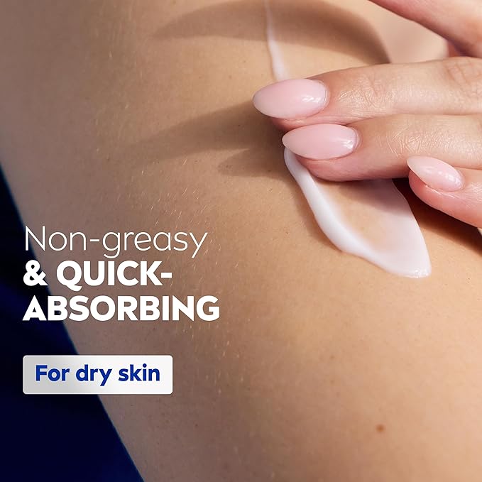NIVEA Shea Nourish Body Lotion for Dry Skin with Hyaluronic Acid, Shea Butter and Deep Nourishing Serum, 48-Hour Body Moisturizer, 16.9 Fl Oz Pump Bottle
