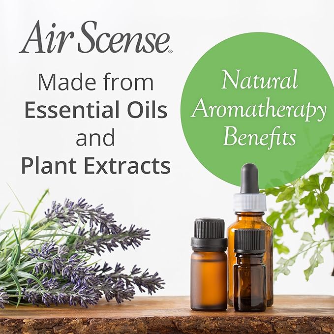 Air Scense Air Freshener Deodorizer Room Spray for Bathroom & Home, Essential Oils, Natural Lavender- 7 fl oz (12 Pack)