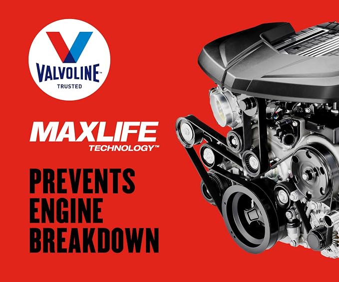 Valvoline High Mileage with MaxLife Technology 5W-30 Synthetic Blend Motor Oil - Image 4