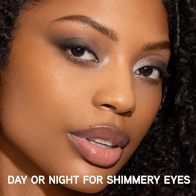 Physicians Formula Shimmer Strips Custom Eye-Enhancing Extreme Shimmer Shadow & Liner, Hypoallergenic Eyeshadow Palette with Reflective Liquid Powders – Smoky Eyes