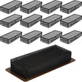 12 Pack Floor Register Cover Trap 4 X 12 Inch Vent Screen Net Black Air Vent by LOSYHU