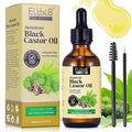Jamaican Black Castor Oil - for Hair Growth Skin Condition, Eyebrows Eyelashes, Nail Care Grow, Moisturizing Massage Oil for Aromatherapy 2 fl oz