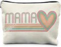 Mama Makeup Bag, Mom Gifts Cosmetic Bags for Women, Mama Makeup Zipper Pouch, Mama Mom Gifts from Daughters Sons, Mother's Day Gifts for Mom
