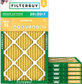 Filterbuy 20x30x1 Air Filter MERV 11 Superior Pet & Allergy Defense, by Filterbuy