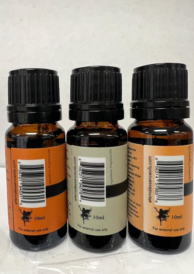 Trio (3) - Spiced Cider, Almond Coconut Milk & Spiced Coconut Milk - Premium Fragrance Oil Trio - 10ML