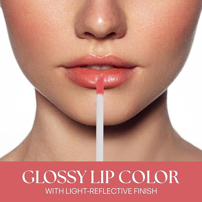 Sorme Lip Thick Plumping Gloss - Hydrating Lip Plumper with Peptides, Aloe & Vitamins - Non-Sticky, High-Shine Lip Gloss for Fuller-Looking Lips - Paraben-Free, Cruelty-Free - 3.1 ml