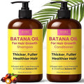 Batana Oil Shampoo and Conditioner Set | Raw Organic Batana Oil for Hair Growth | Clarifying & Thickening Treatment for Thinning Hair | Shampoo and Conditioner for Men & Women
