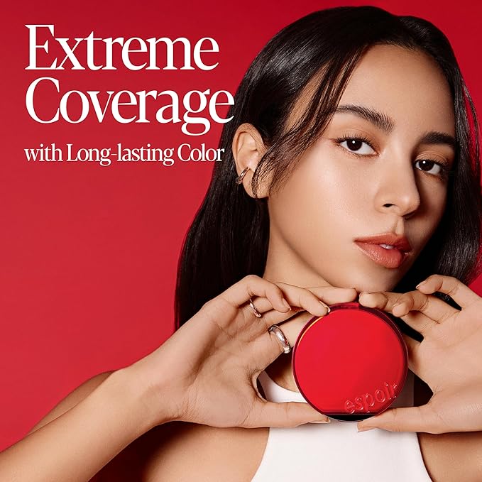 Espoir Be Velvet Cushion Foundation #20 Vanilla | Quick and Easy Coverage with Long-lasting Color by Zero Oxidation, Velvety Smooth Finish & Lightweight Formula, Vegan, Korean Makeup, 0.46 oz