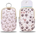 COOKOOKY 2 Pack Hand Sanitizer Spray Case Compatible with Touchland, Hand Sanitizer Holder, Mini Zippered Pouch, Small Makeup Bag for Women Friends Girls Gifts Idea