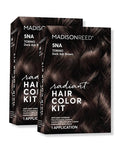 Madison Reed Radiant Hair Color Kit | 5NA Dark Ash Brown with Cool Smoky Undertones (Torino Brown) for 100% Gray Hair Coverage | Dimensional Permanent Hair Dye | PPD-Free & Ammonia-Free | 2 Pack