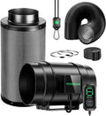 VIVOSUN Smart Air Filtration G8 Kit 8", AeroZesh G8 Inline Duct Fan by VIVOSUN