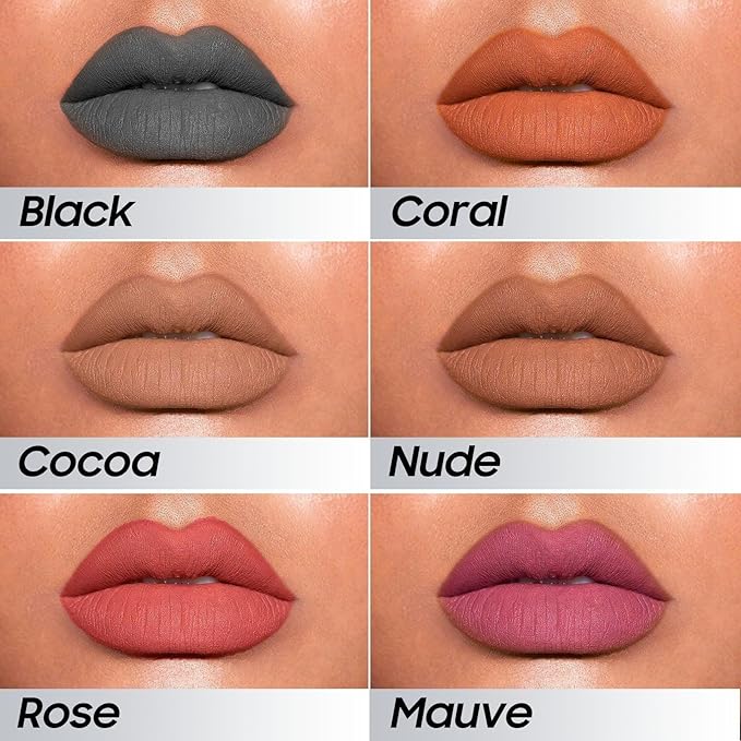 Lip Liner, Lip Gloss Gift for Women Matte Finish Vegan & Cruelty-Free, Highly-Pigmented for Create A Natural Lip Color (Mauve)