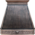CT Copper Tailor Copper Vent Hood Island Mount, 1260 CFM Exhaust Fan, Stainless by CTCopperTailor