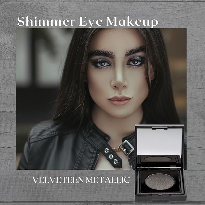 GA-DE Velveteen Metallic Eyeshadow Mono, 150 - Pearl Infused, Shimmer Eye Makeup - Silky-Soft, Densely Pigmented, Seamless Blend- 0.105 oz