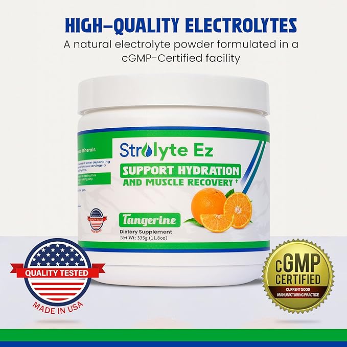Keto Electrolytes Powder - Sugar Free Daily Hydration Powder Boost Energy & Muscle Recovery - Refreshing Tangerine Electrolyte Powder with All Essential Electrolytes & Trace Minerals
