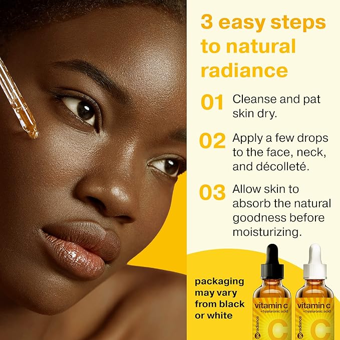 Double Size (2oz), 20% Vitamin C Serum for Face, Hyaluronic Acid, Vitamin C for Face Serum for Women