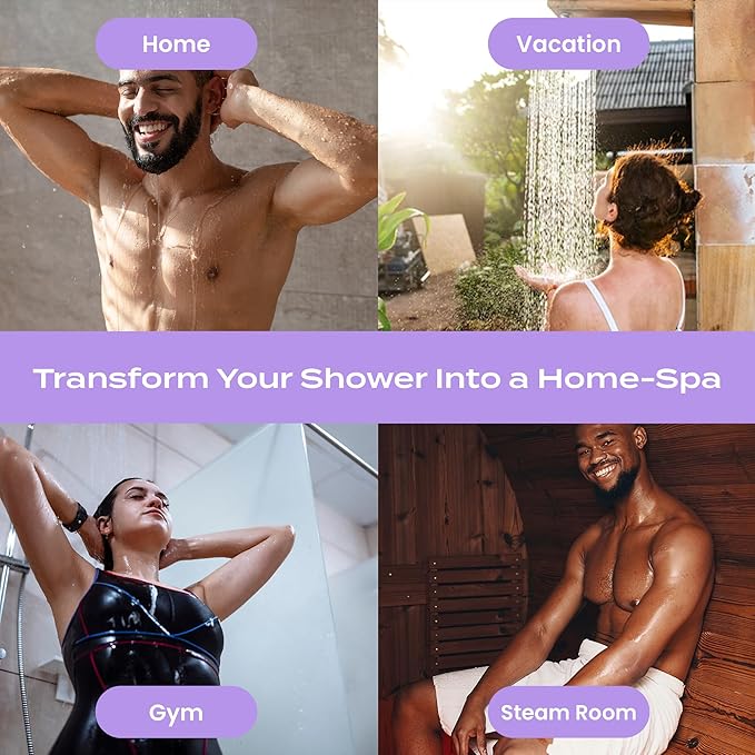 Body Restore Shower Steamers Aromatherapy 15 Pack - Christmas Stocking Stuffers, Birthday Gifts for Women, White Elephant, Relaxation, Self Care for Men - Lavender