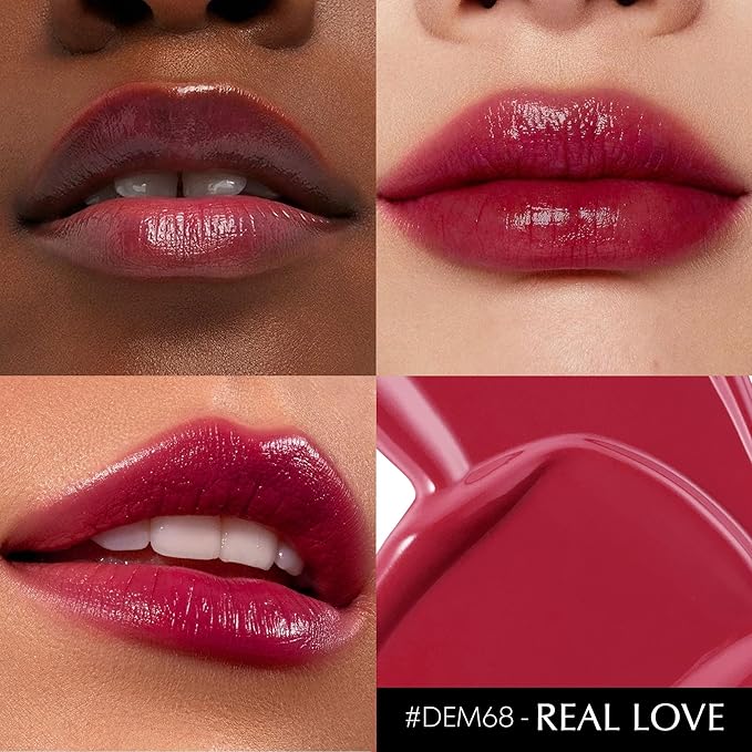 3Pc Berry Red Lipsticks Set for Women Hydrate Lipstick Glossy Moisture Lip Gloss Sheer-Medium Coverage Long Lasting Lipsticks for Dry Lips, DM68/72/101