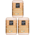 One With Nature Dead Sea Salt Shea Butter Soap 7oz 3-Pack – Purifying and Exfoliating Soap Bar with Dead Sea Minerals for Face & Body, for Men & Women