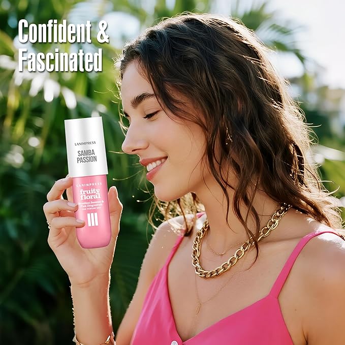 Perfume - No.3，Body Spray For Women（Eau De Perfum） Hair & Body Fragrance Mist，Fresh Fruity & Floral Flavors Gourmet Tune（Red Pitaya + Vanilla + Jasmine ） Perfumes For Women（3 fl oz）