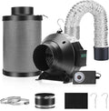 MELONFARM Air Filtration Kit, 8 Ft Ducting & Rubber Coupler, Air Cooling and by MELONFARM