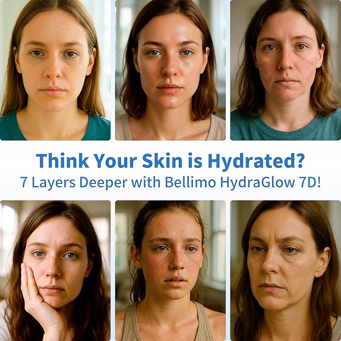 Ultra Hydrating Serum, 7D Deep Dive 3% Hyaluronic Acid Serum with 72-Hour Multi-Layer Lock and Recyclable Vials, Only HA + Solvent, Suitable for All Skin Types, 1.2ml x 30