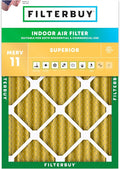 Filterbuy 16x20x2 Air Filter MERV 11 Superior Pet & Allergy Defense, by Filterbuy
