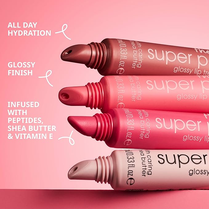 essence | The Super Peptide Glossy Lip Treatment | Hydrating, Nourishing and Non-Sticky | Vegan, Gluten Free and Cruelty Free (02 |Pinkified!)