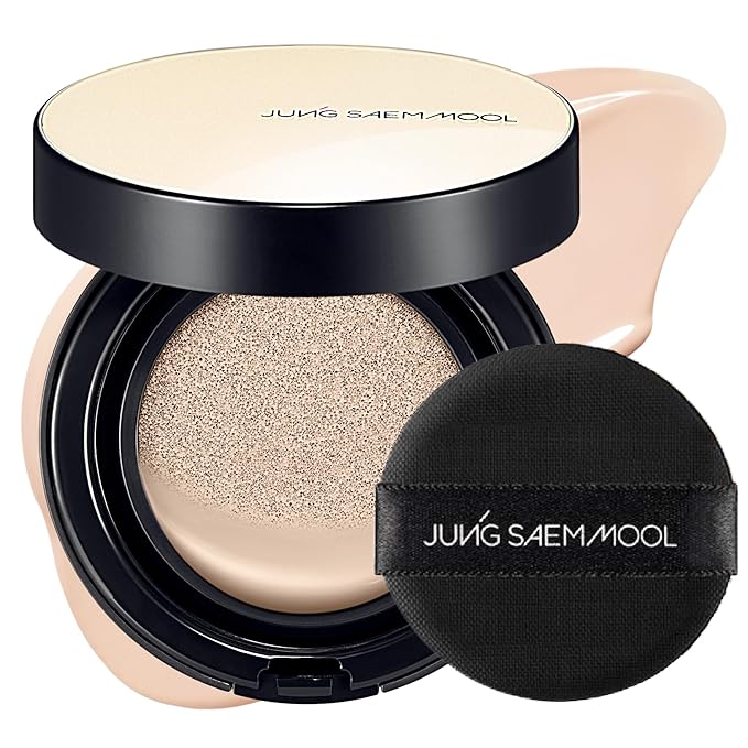 JUNG SAEM MOOL [ SPF ] Essential Skin Nuder Cushion (17 Fair Pink) | Refill Not Included (0.49 Fl Oz) | SPF50 Broad Spectrum | Natural Finish | Makeup Artist Brand