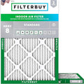 Filterbuy 16.5x21x1 Air Filter MERV 8 Essential Dust & Allergy Defense by Filterbuy