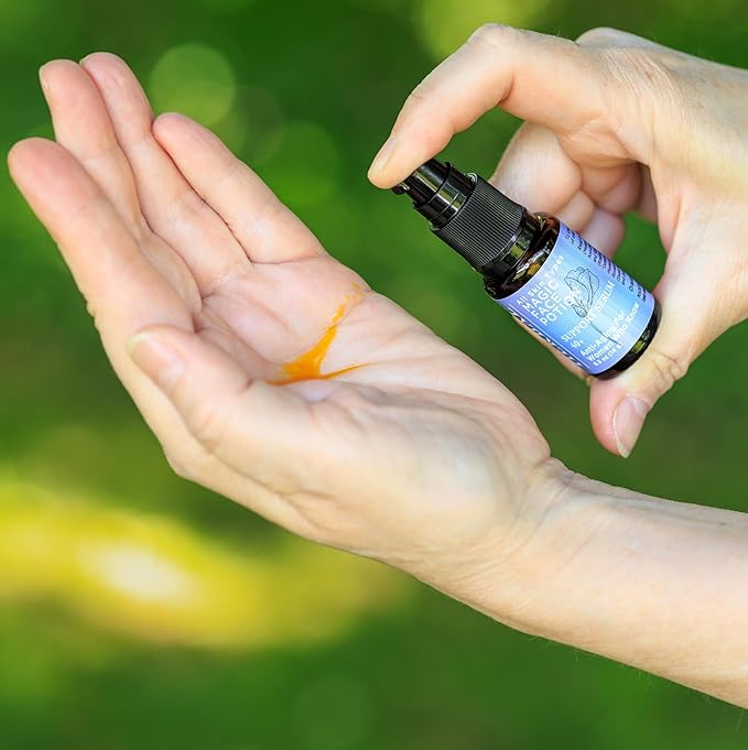 Magic Face Potion, Anti Aging Face Oil, Sea Buckthorn Lavender Cypress, Licorice Root Skin Oil, Antioxidant, Natural Moisturizing Serum for Hormonal Women, Rosacea, Adult Acne, Ora’s Amazing