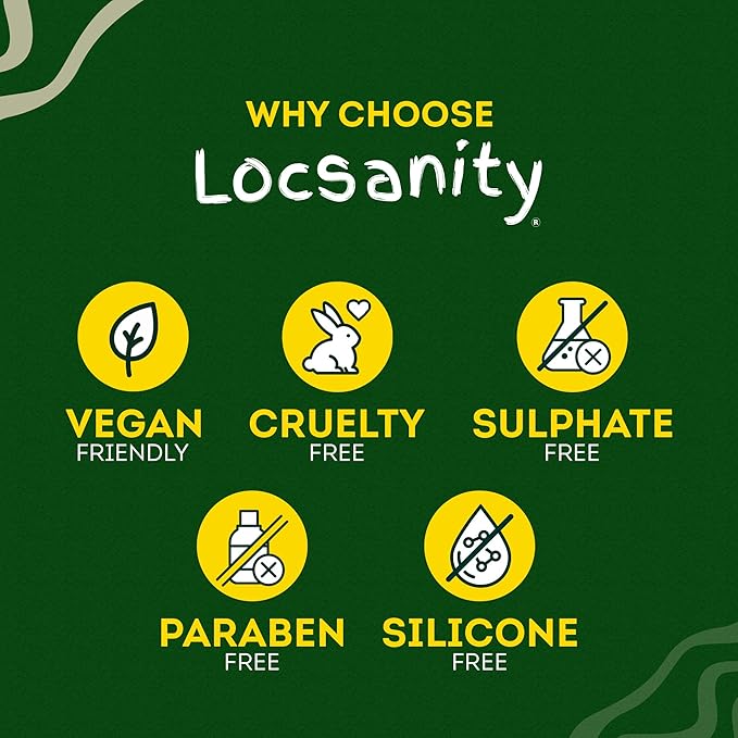 Locsanity Daily Moisturizing Refreshing Spray for Locs, Dreadlocks - Rose Water and Peppermint Hair Scalp Moisturizer, Dreadlock Spray - Natural Loc Care and Maintenance (8oz)