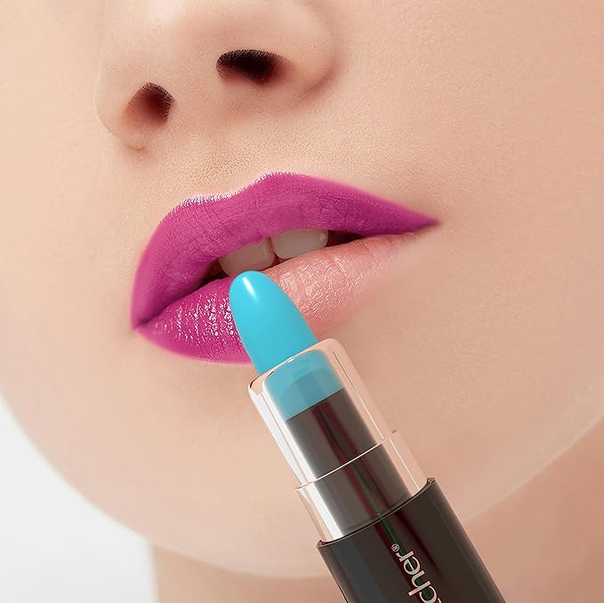 MOODmatcher LIVAURA Original Color Changing Lipstick – 12 Hours Long-Lasting, Moisturizing, Smudge-Proof, Glamorous Personalized Color, Premium Quality – Made in USA (Light Blue)