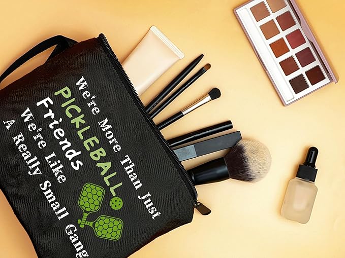 Pickleball Gifts,Gifts for Pickleball Lovers,Pickle Ball Gifts,Pickleball Gifts for Women,Small Cosmetic Bag,Birthday Gifts for Women Her Bff Bestie Best Friend Sister