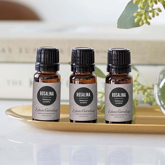 Edens Garden Rosalina Essential Oil- 100% Pure Premium Grade, Undiluted, Natural, Therapeutic, Aromatherapy, The Best for Diffuser, Skin, Humidifiers, Kid Safe 10 ml (.33 fl oz)