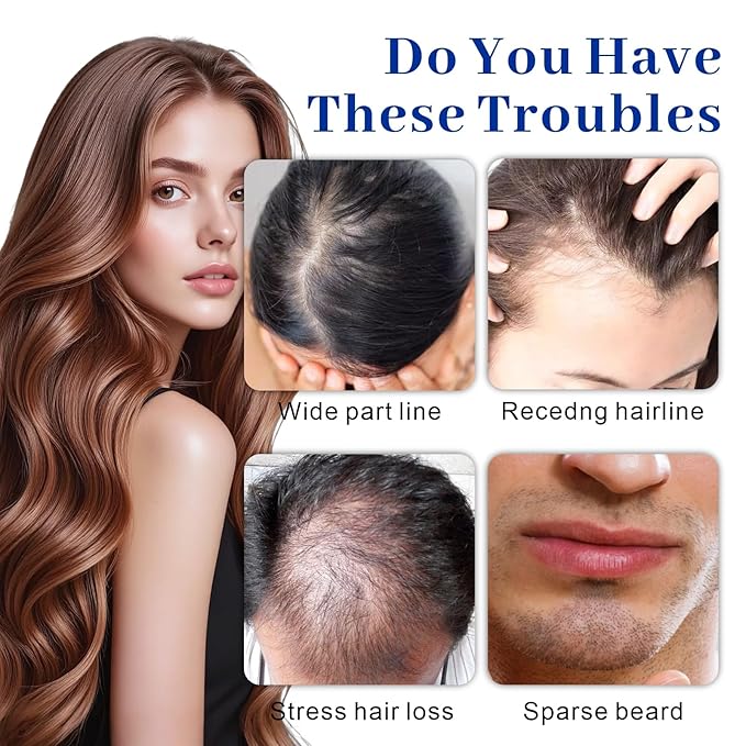 Copper Peptides Hair Growth Serum Women and Men for Thinning Hair Promotes Fullness Reduces Shedding 30ml / 1fl oz