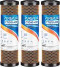 1 Micron 2.5" x 10" Whole House CTO Carbon Water Filter Cartridge Replacement by PUREPLUS