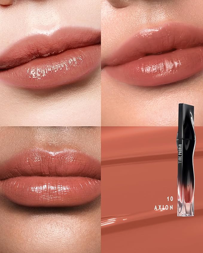 STELLAR DUST LIP STAIN-Long Lasting, Waterproof and Transferproof Lip Tint, Glossy Finish Lip Gloss, Lightweight Lipstick, High Coverage, Vivid Color, Stocking Stuffers For Teen Girls (10)