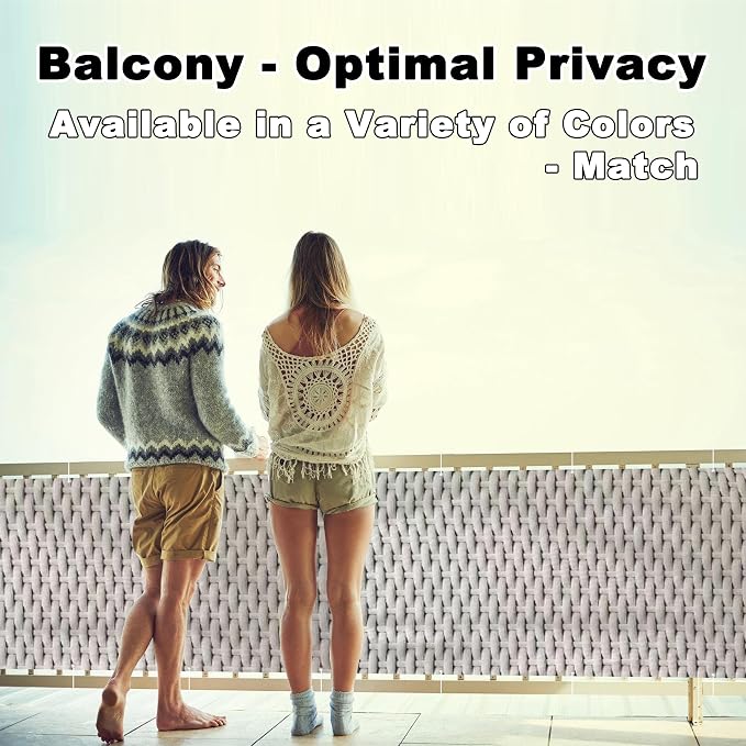 Privacy Fence Screen 3.1' x 6.6' UV Protection Weather-Resistant Patio Privacy - Image 2